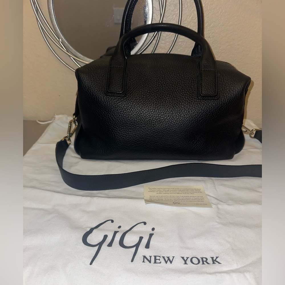 GiGi New York Welby Leather Satchel